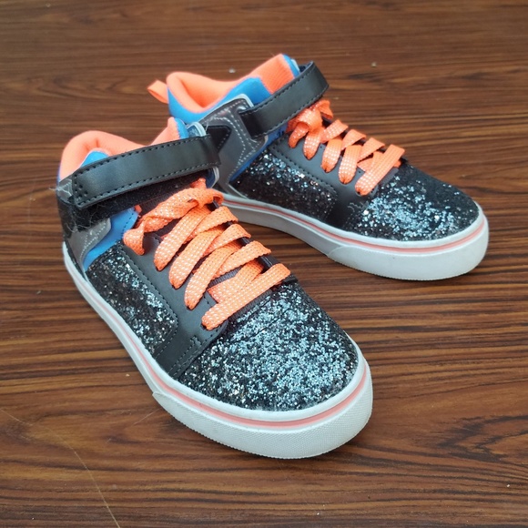OP Other - Neon Glitter Sneakers with Strap and Laces